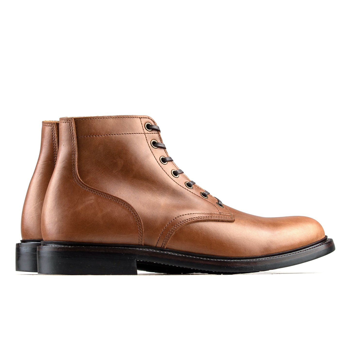 Plain Service Boot - luosjiet®boots -  Tan Refresh Waxy