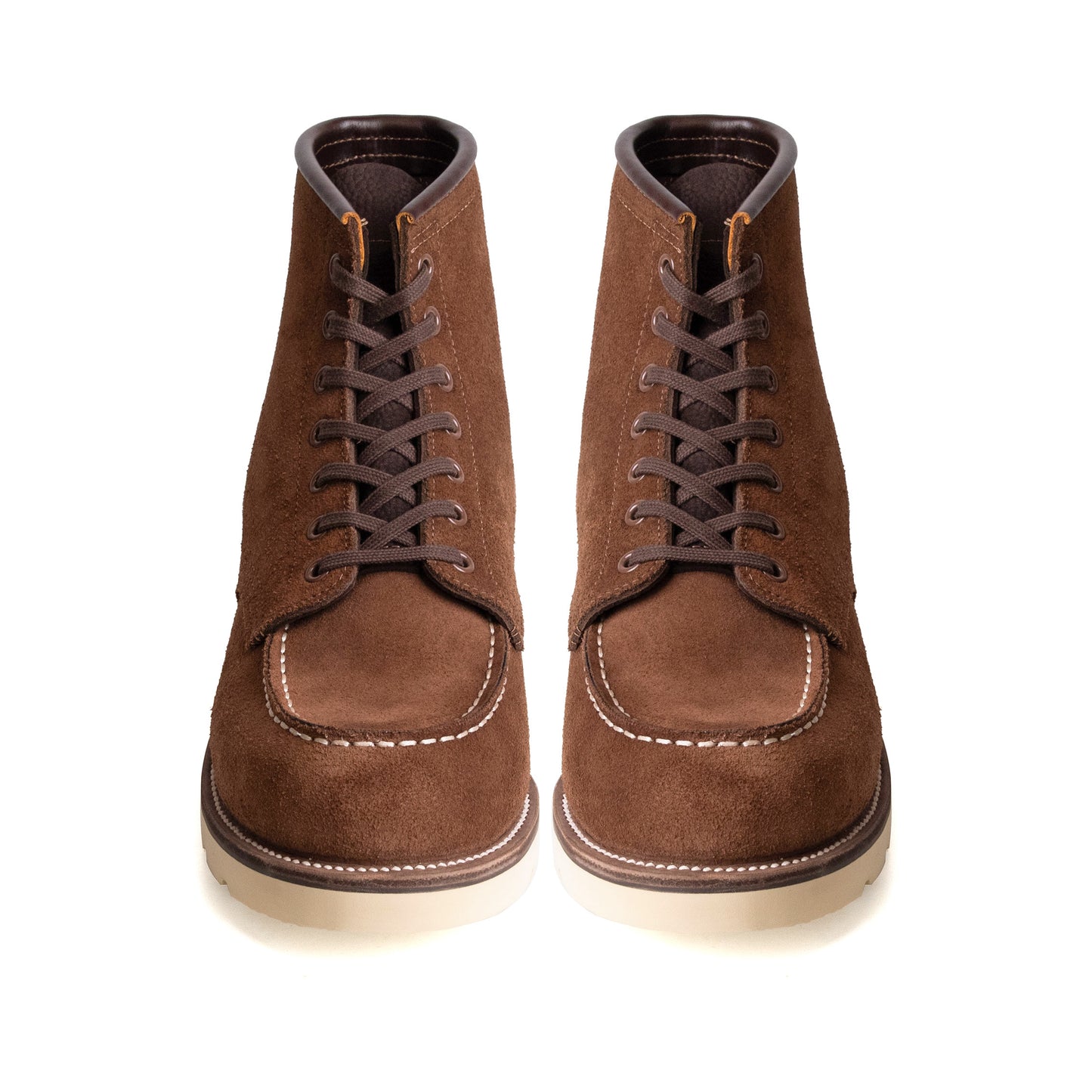 City MocToe Boot -luosjiet®boots - Brown Oiled Nubuck Reverse(German)