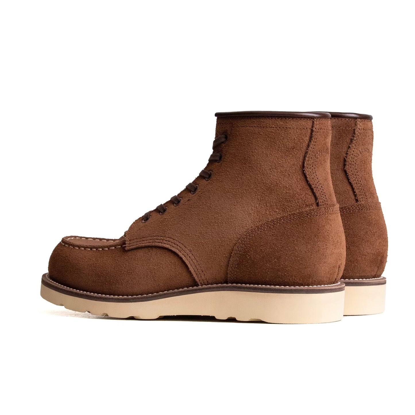 City MocToe Boot -luosjiet®boots - Brown Oiled Nubuck Reverse(German)