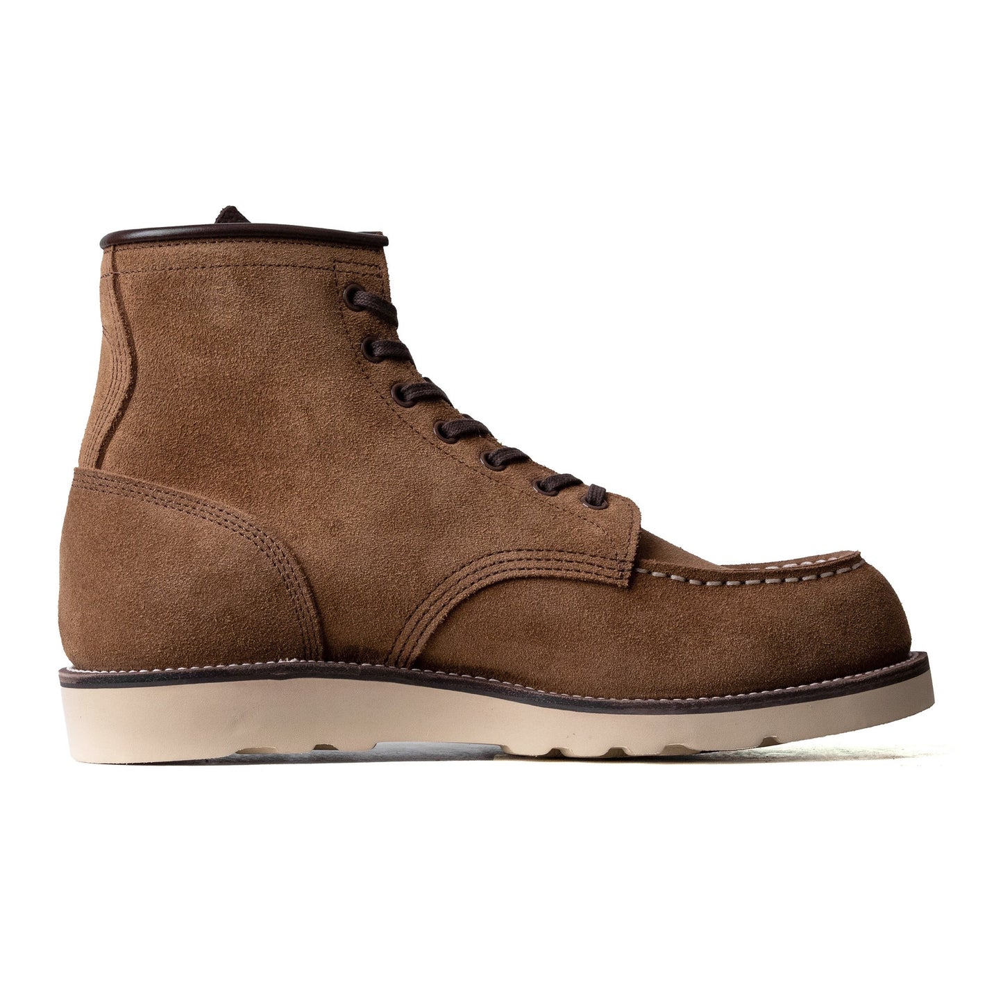 City MocToe Boot -luosjiet®boots - Tan Oiled Nubuck Reverse(German)