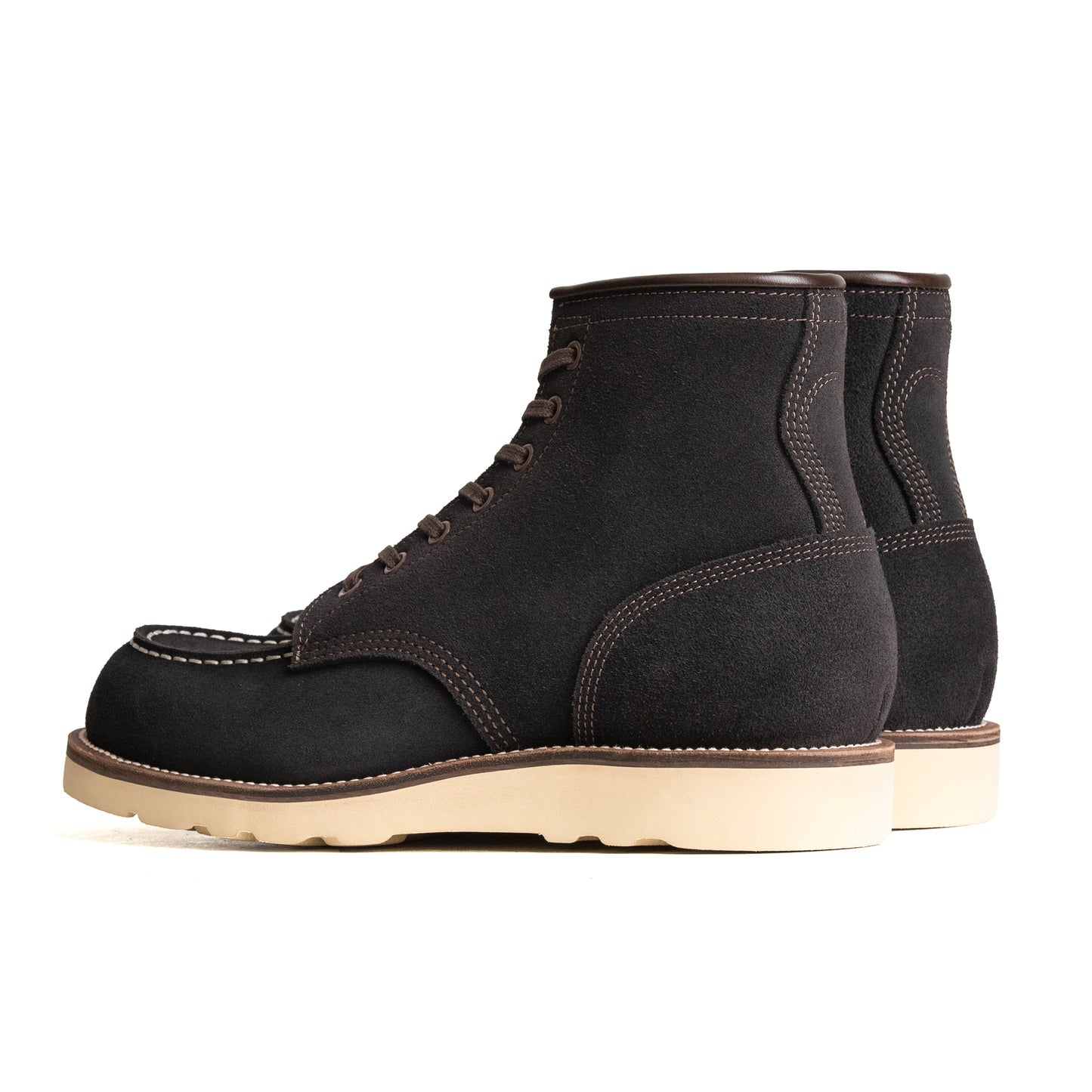 City MocToe Boot -luosjiet®boots - Black Oiled Nubuck Reverse(German)