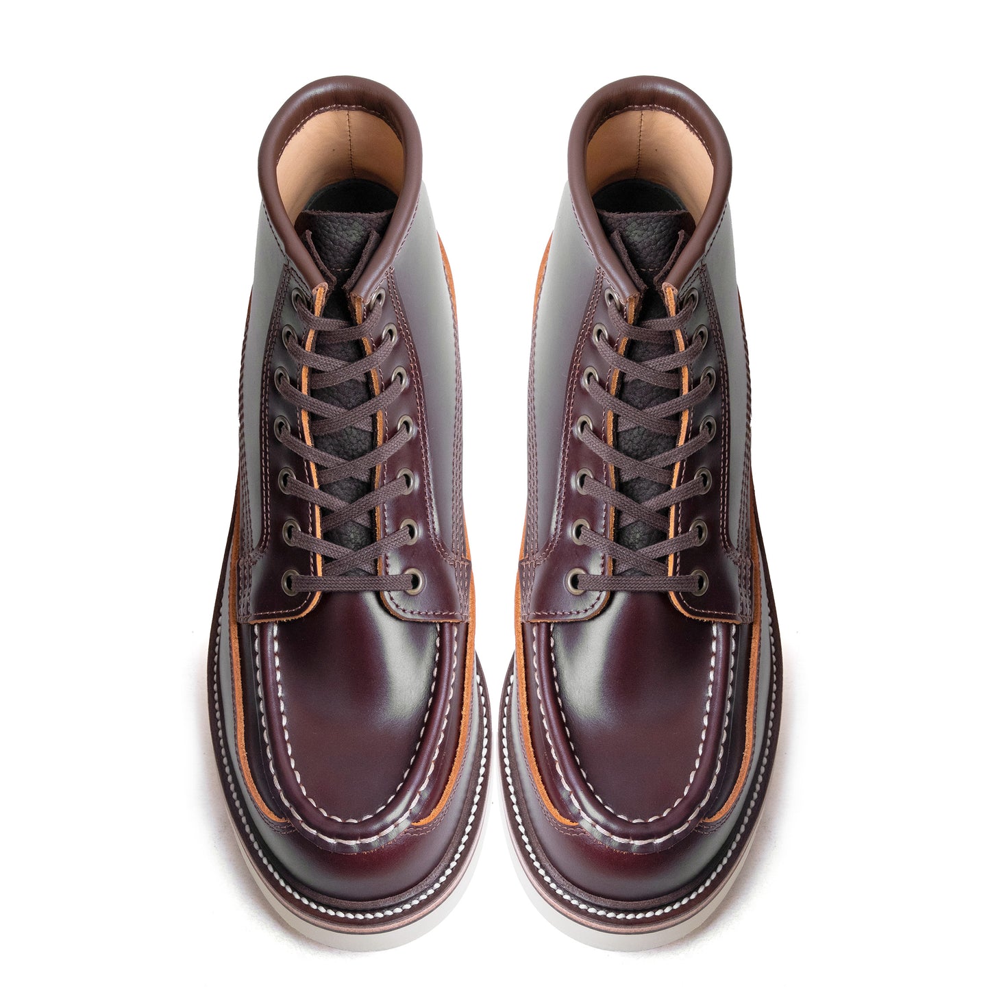 Rural MocToe Boot -luosjiet®boots - Dark Wine TeaCore OTA Cowhide