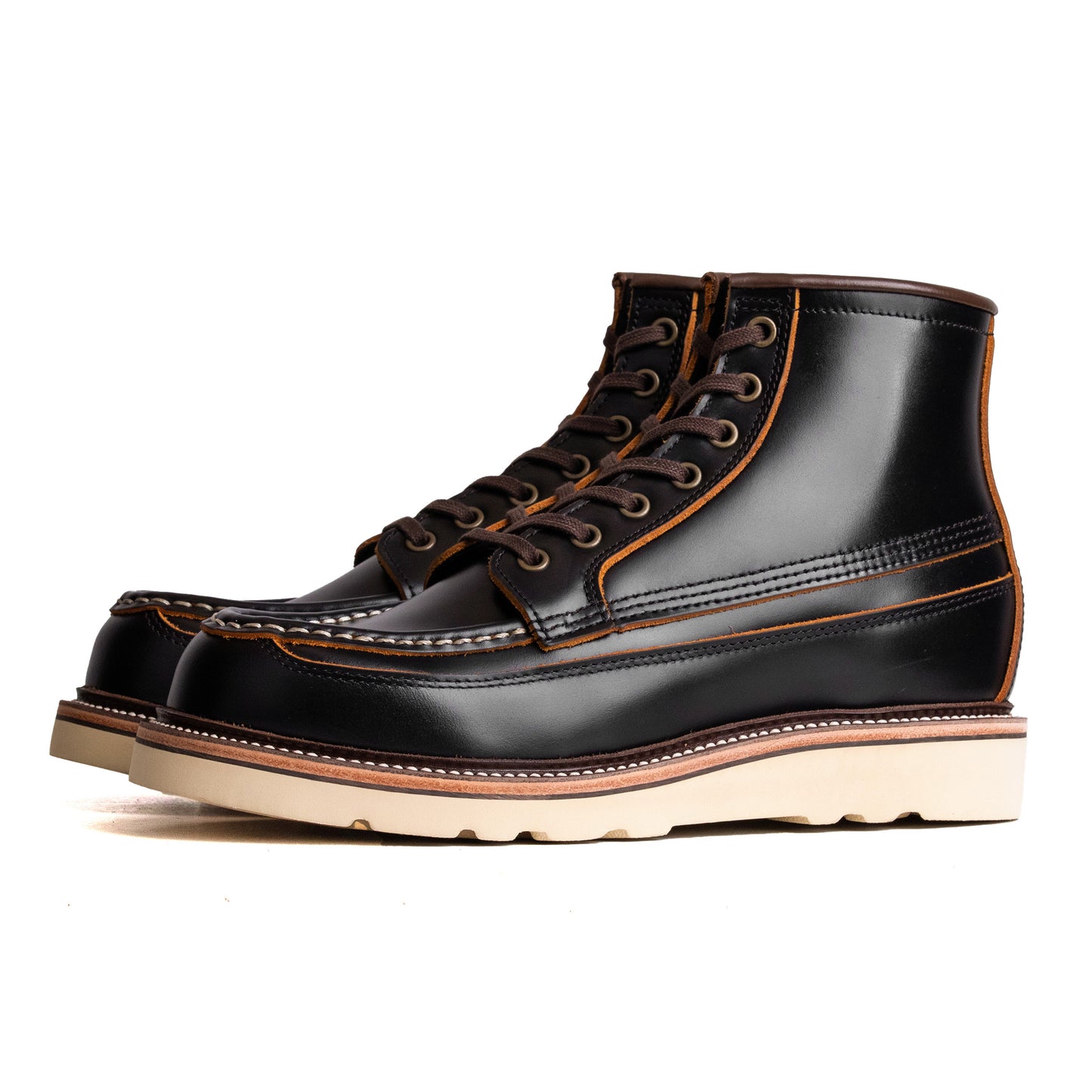 Rural MocToe Boot -luosjiet®boots - Black TeaCore OTA Cowhide