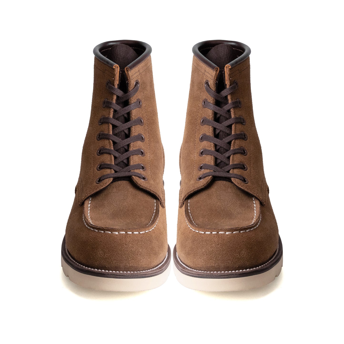 City MocToe Boot -luosjiet®boots - Tan Oiled Nubuck Reverse(German)