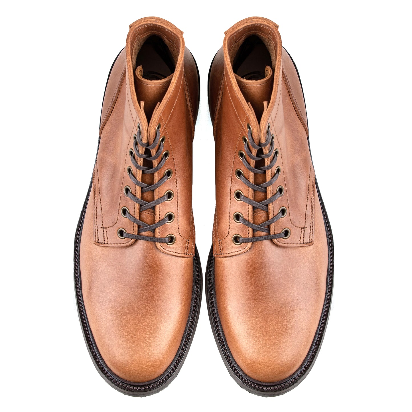 Plain Service Boot - luosjiet®boots -  Tan Refresh Waxy