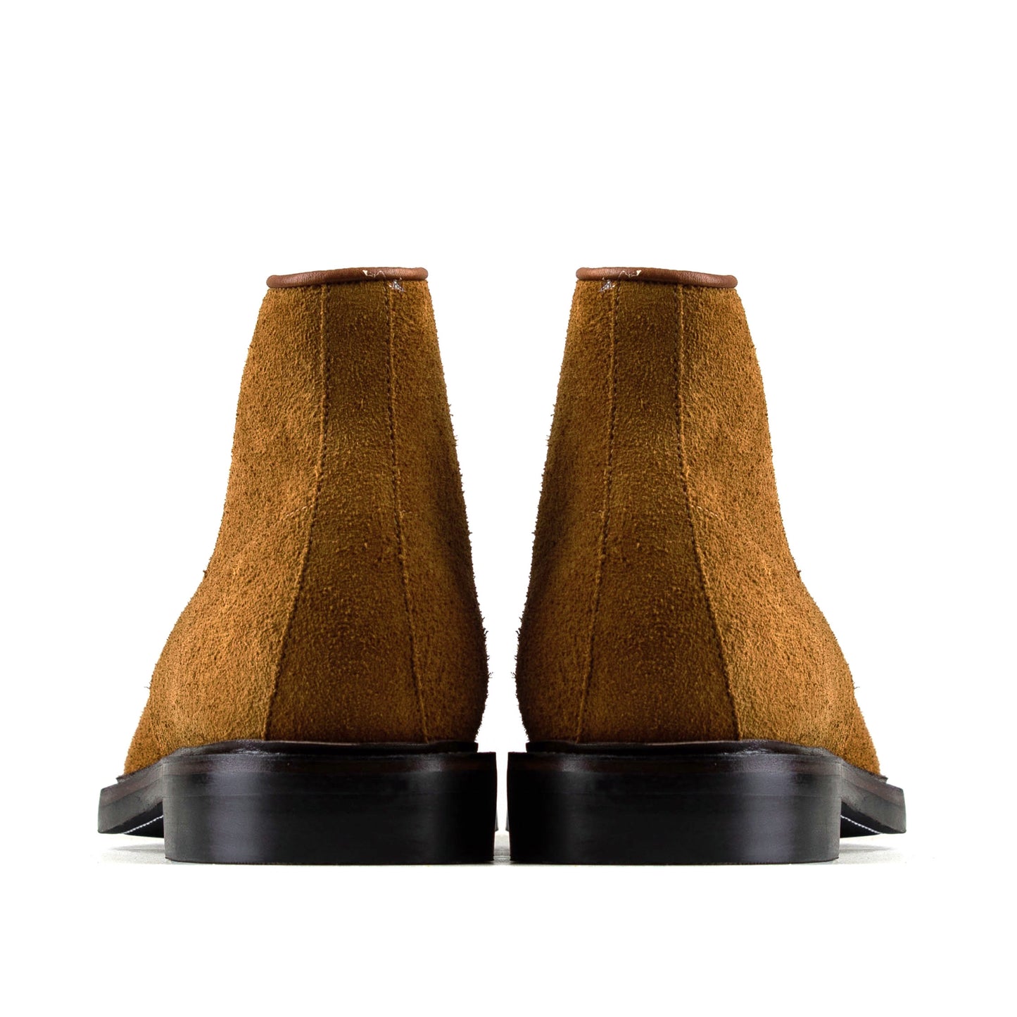 Plain Toe Boot - luosjiet®boots - Yellow Brown Oiled Cowhide Reverse