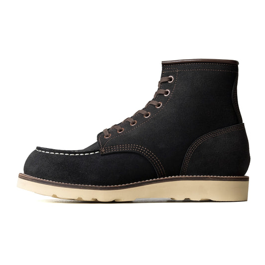 City MocToe Boot -luosjiet®boots - Black Oiled Nubuck Reverse(German)