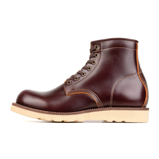 City Railway Boot -luosjiet®boots - Dark Wine TeaCore OTA Cowhide