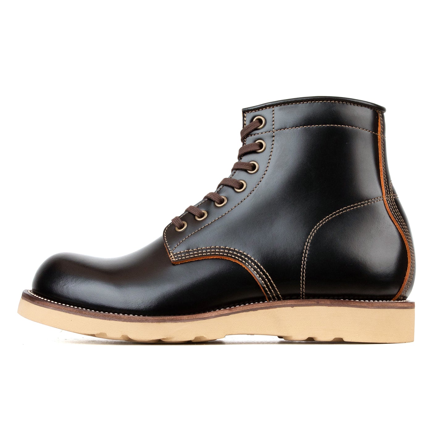 City Railway Boot -luosjiet®boots - Black TeaCore OTA Cowhide