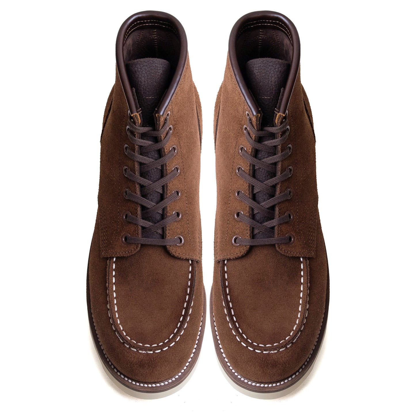 City MocToe Boot -luosjiet®boots - Brown Oiled Nubuck Reverse(German)