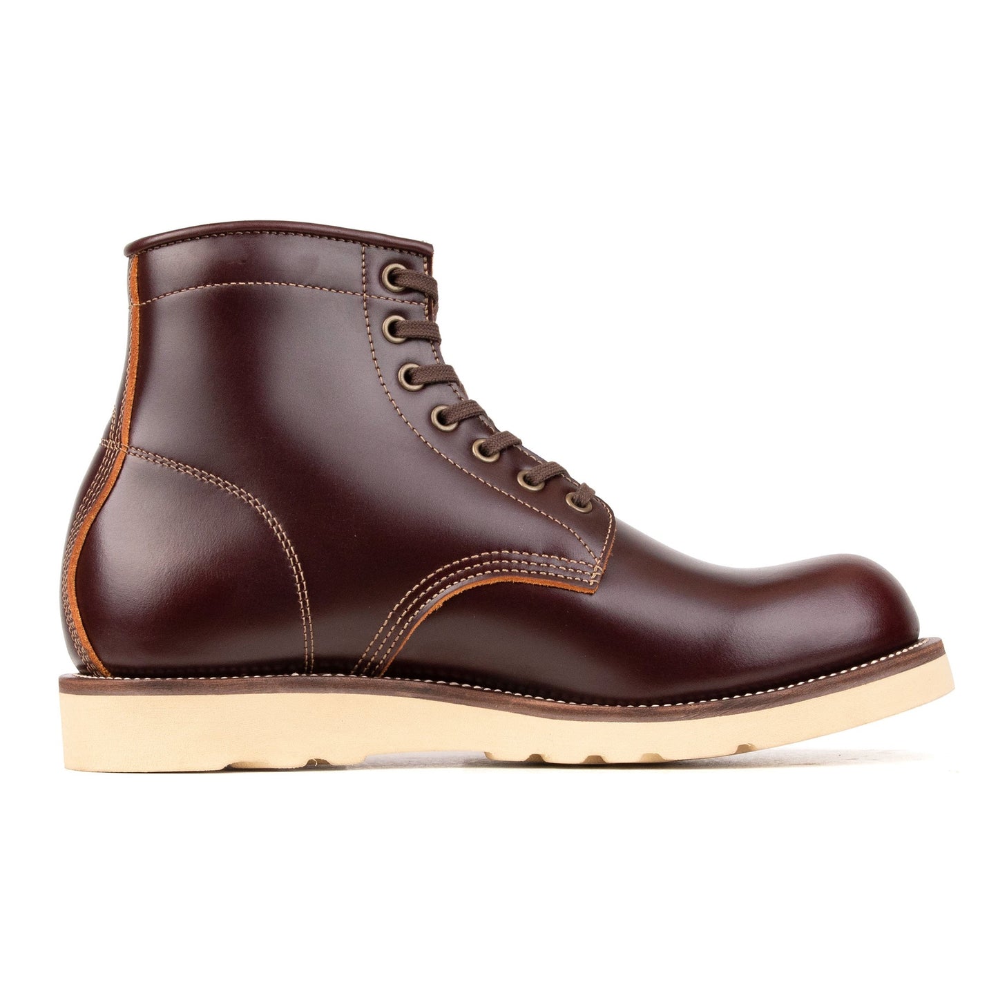 City Railway Boot -luosjiet®boots - Dark Wine TeaCore OTA Cowhide