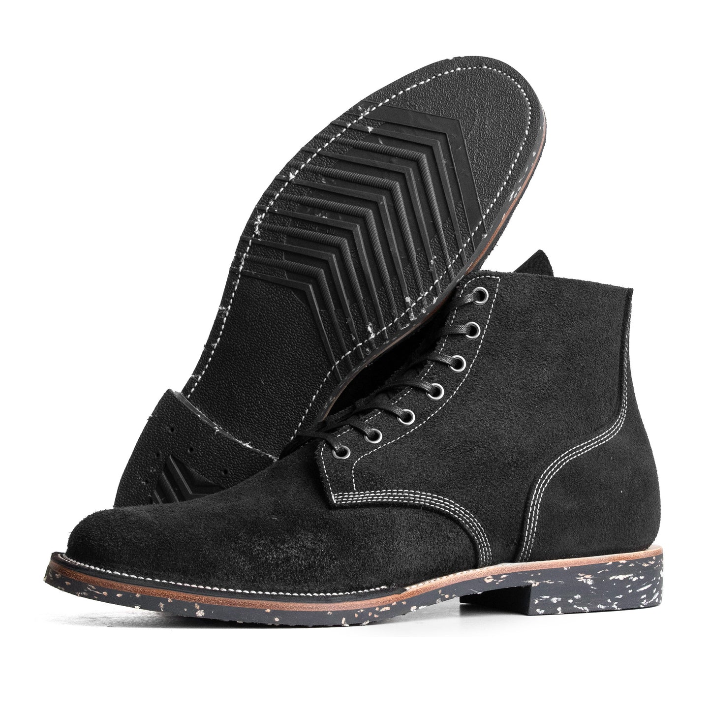 M1930 Boondoker Boot - luosjiet®boots -  Black Oiled Nubuck Reverse(German)