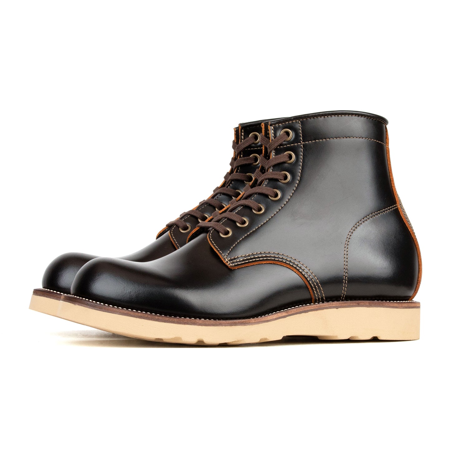 City Railway Boot -luosjiet®boots - Black TeaCore OTA Cowhide