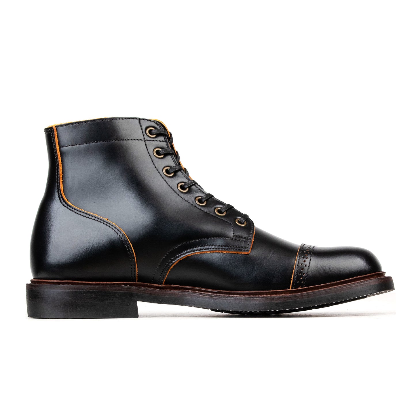 Captoe Service Boot - luosjiet®boots -  Black TeaCore OTA Cowhide