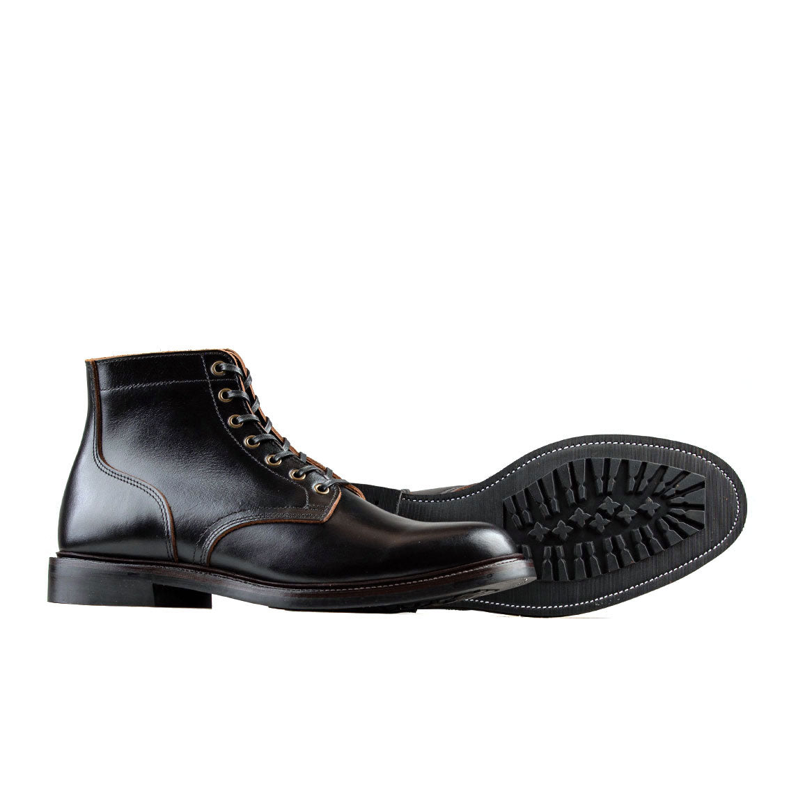 Plain Service Boot - luosjiet®boots -  Black TeaCore OTA Cowhide