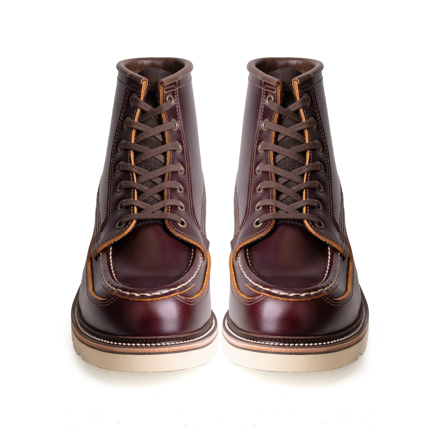 Rural MocToe Boot -luosjiet®boots - Dark Wine TeaCore OTA Cowhide