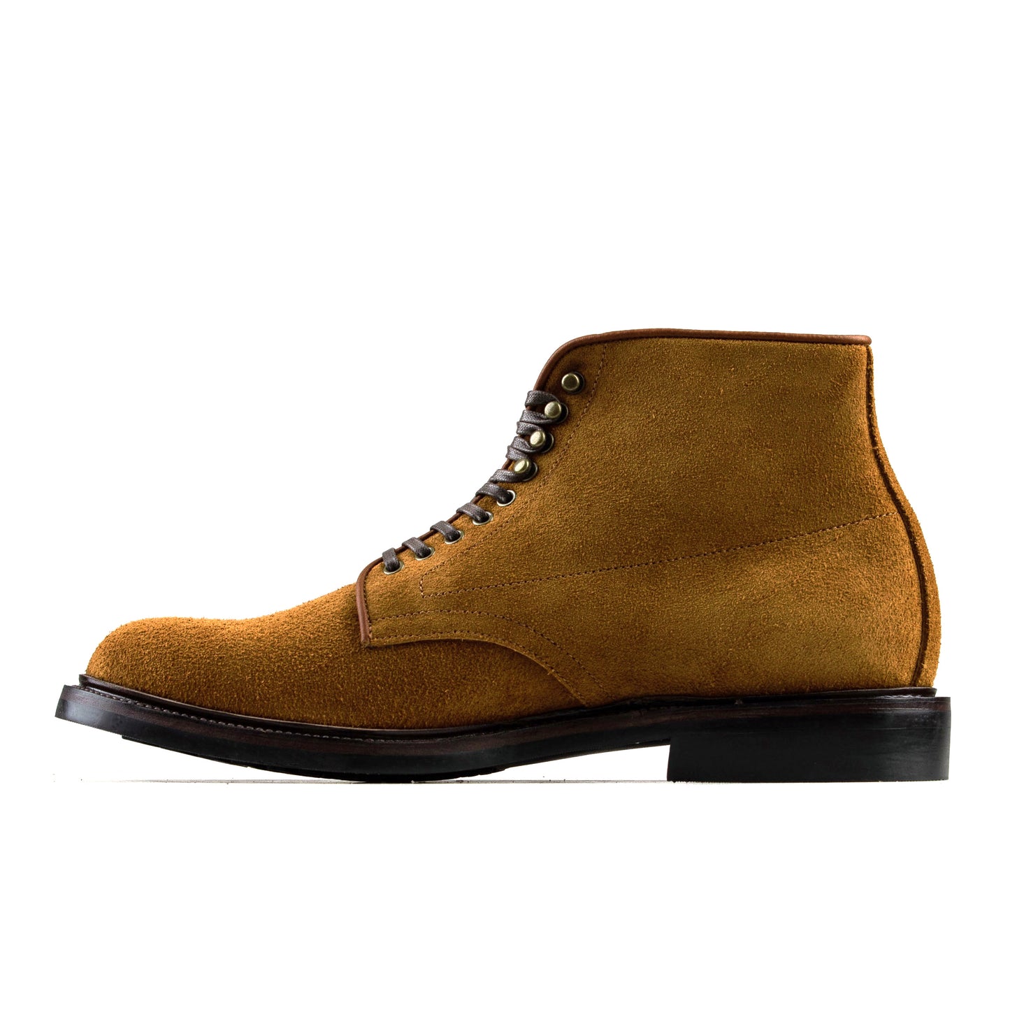 Plain Toe Boot - luosjiet®boots - Yellow Brown Oiled Cowhide Reverse