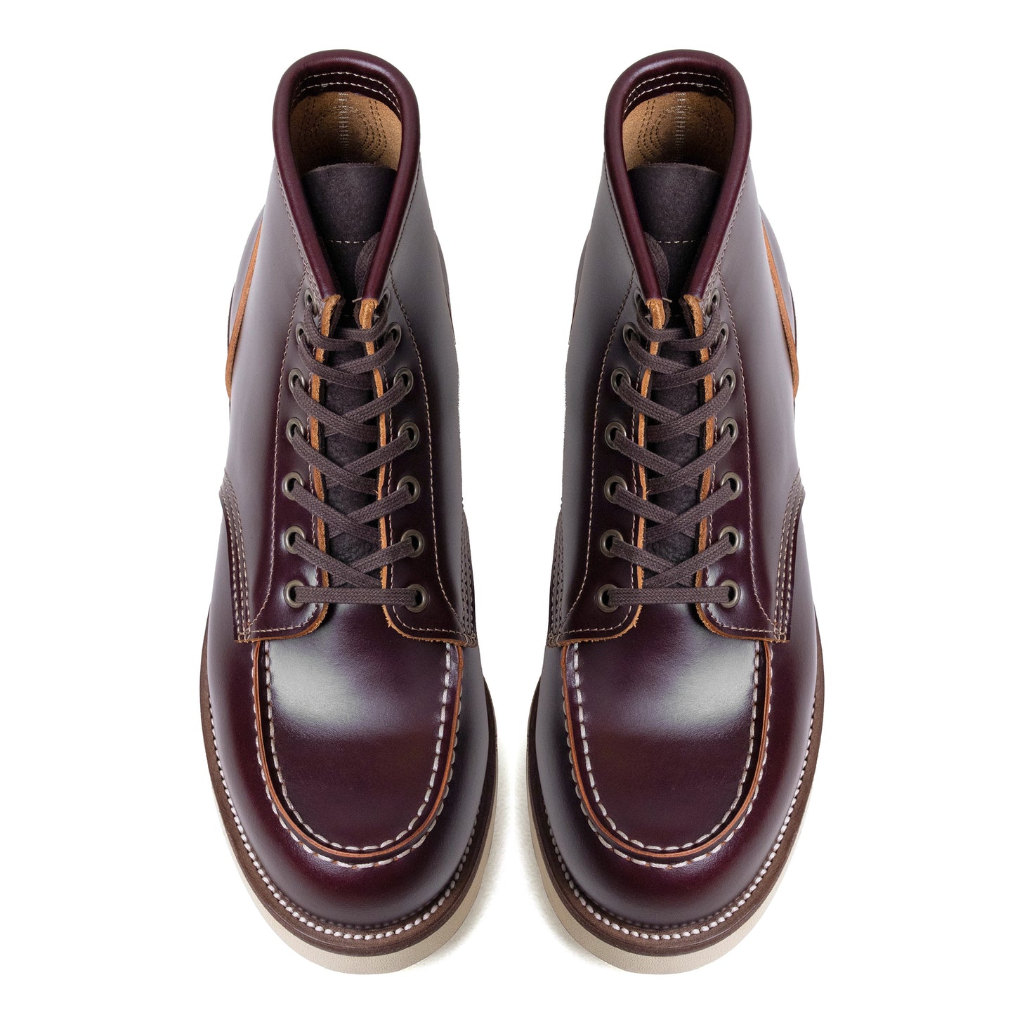 City MocToe Boot -luosjiet®boots - Dark Wine TeaCore OTA Cowhide