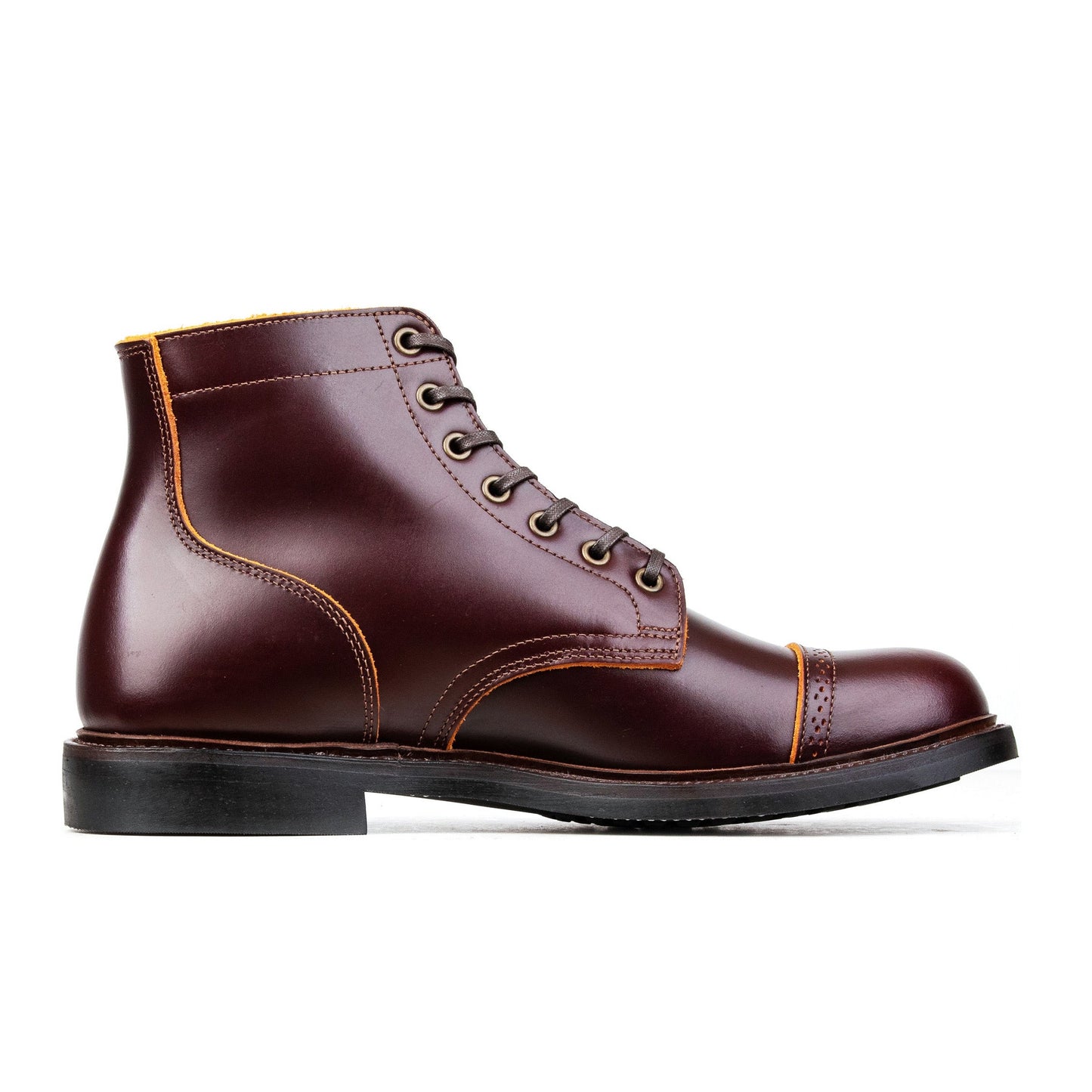 Captoe Service Boot - luosjiet®boots -  Wine TeaCore OTA Cowhide