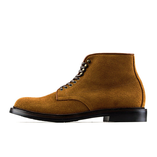 Plain Toe Boot - luosjiet®boots - Yellow Brown Oiled Cowhide Reverse