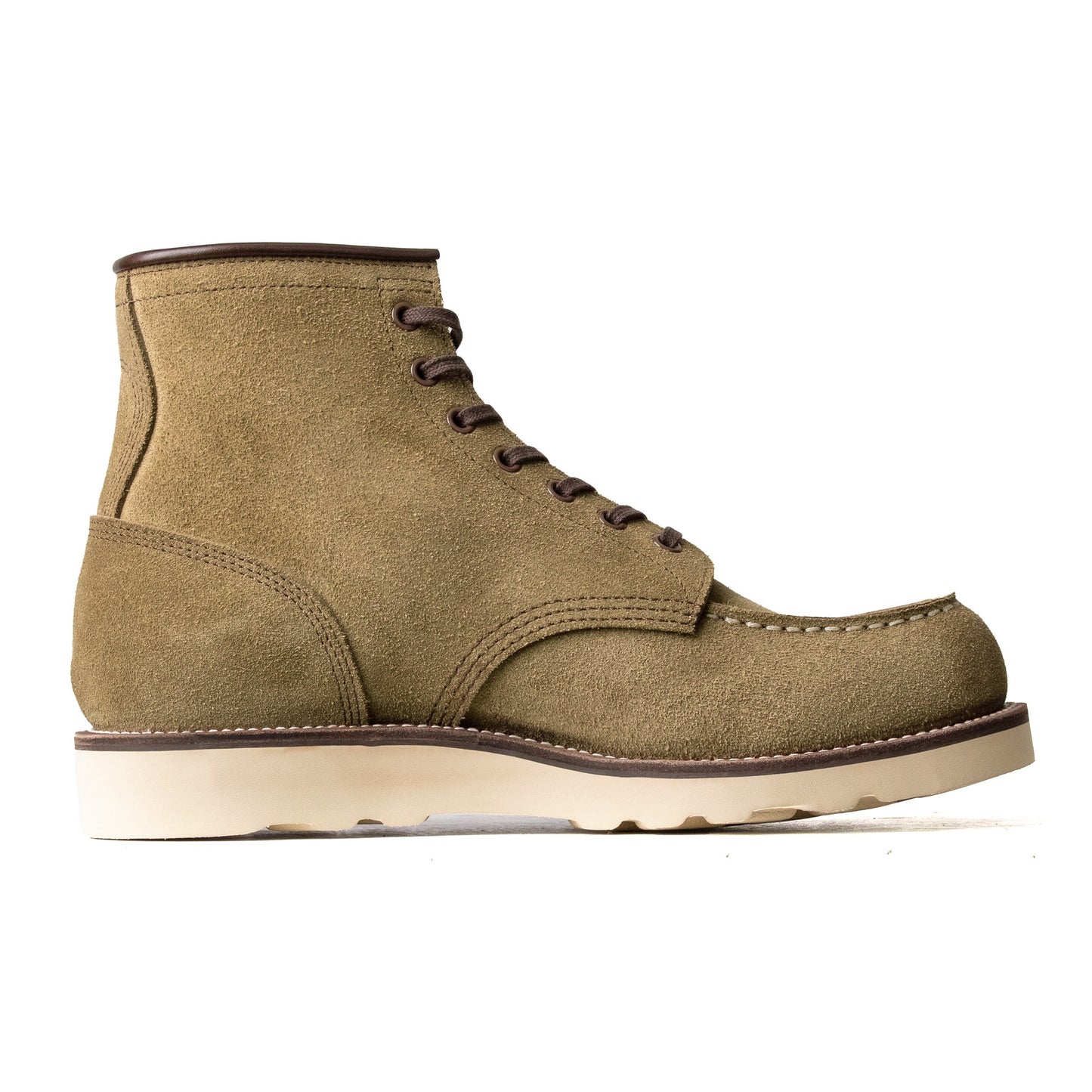 City MocToe Boot -luosjiet®boots - Olive Oiled Nubuck Reverse(German)