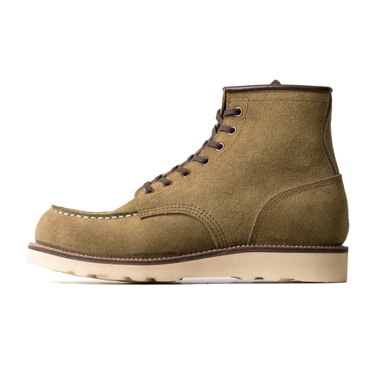 City MocToe Boot -luosjiet®boots - Olive Oiled Nubuck Reverse(German)