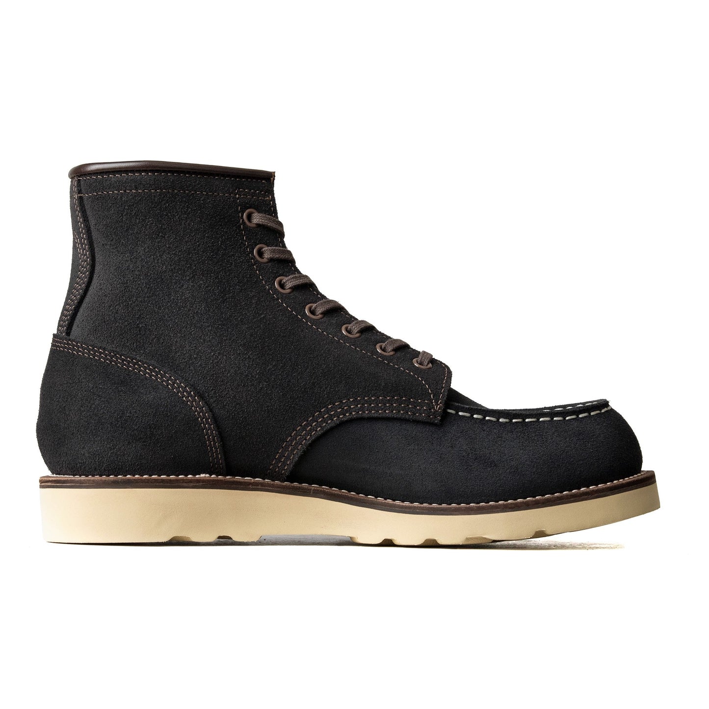 City MocToe Boot -luosjiet®boots - Black Oiled Nubuck Reverse(German)