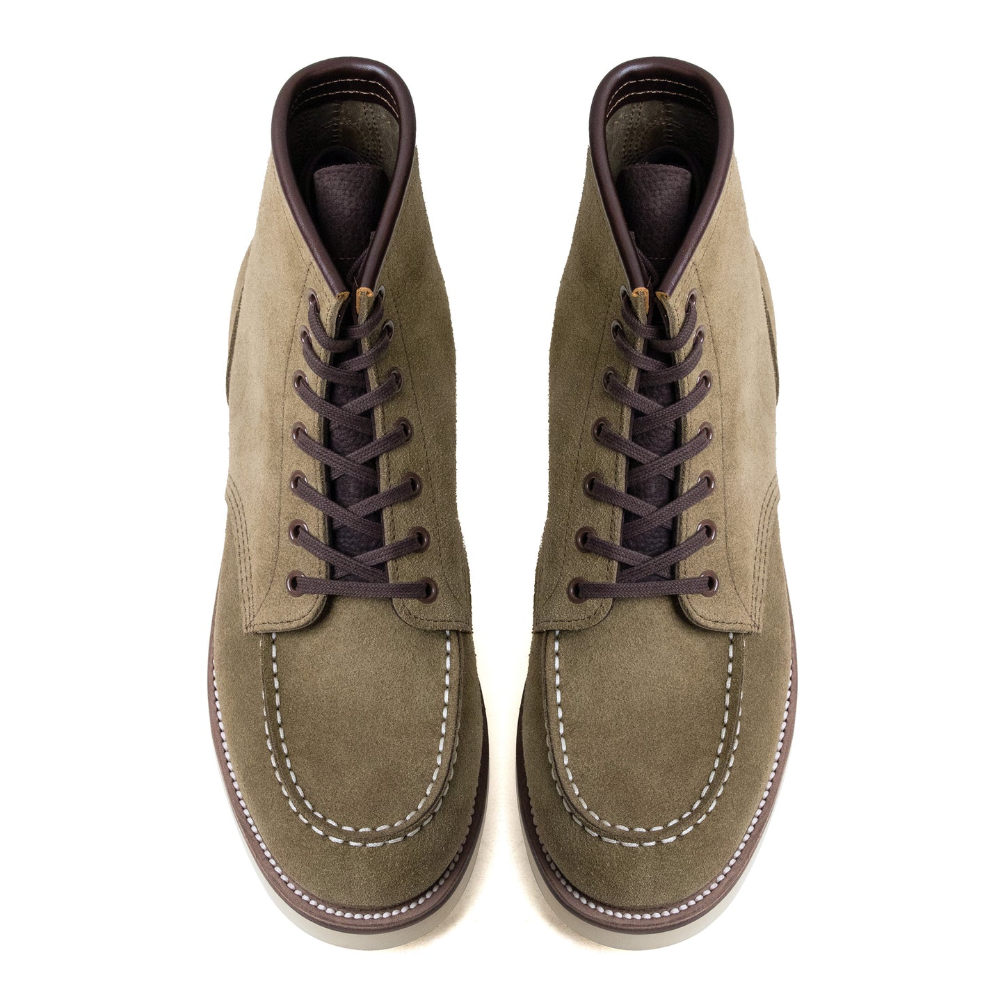 City MocToe Boot -luosjiet®boots - Olive Oiled Nubuck Reverse(German)