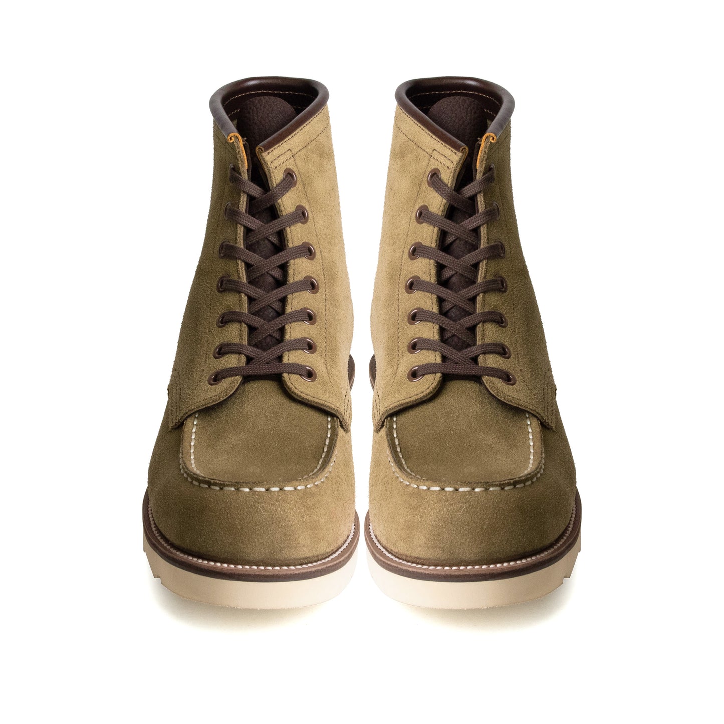 City MocToe Boot -luosjiet®boots - Olive Oiled Nubuck Reverse(German)