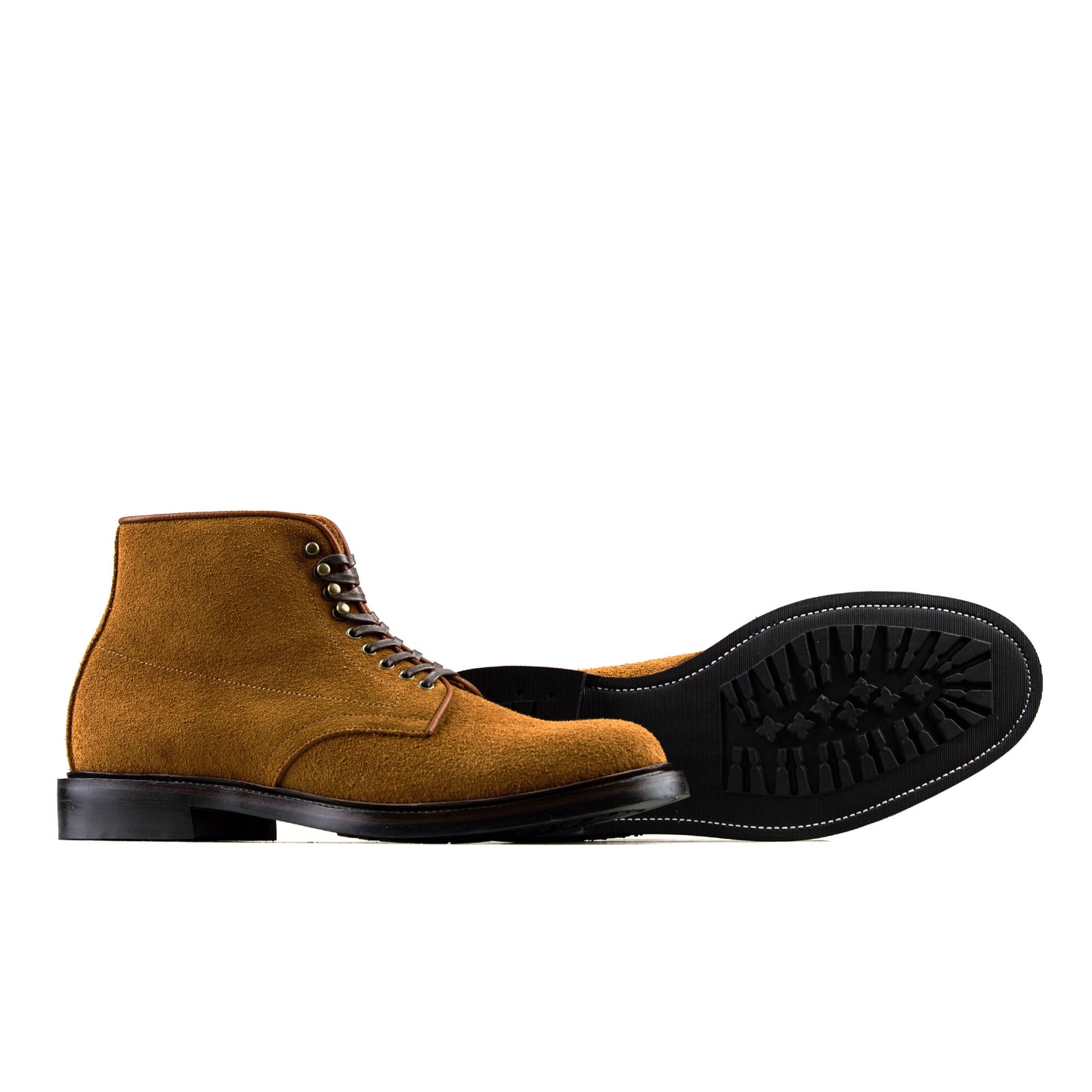 Plain Toe Boot - luosjiet®boots - Yellow Brown Oiled Cowhide Reverse