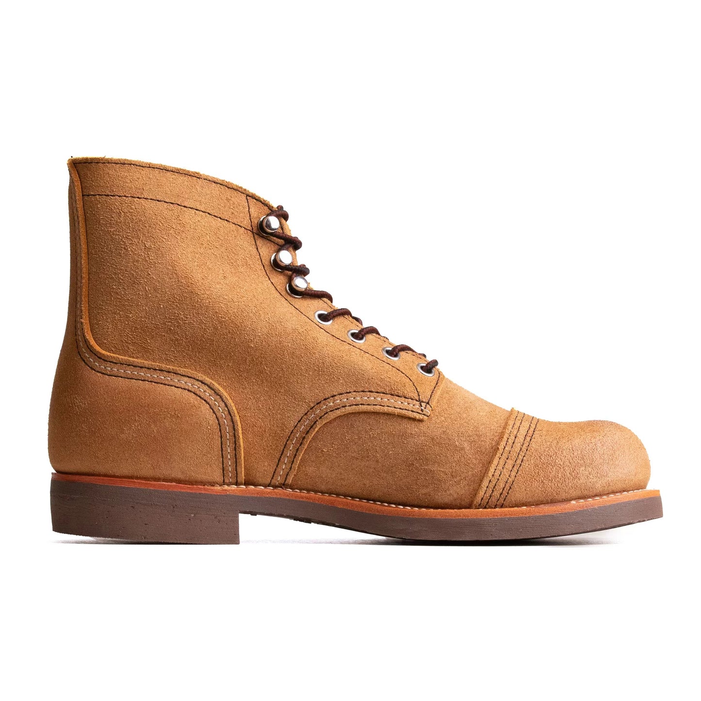 Classic Paratroop Boots - luosjiet®boots -  Yellow Brown Grain Cowhide Reverse