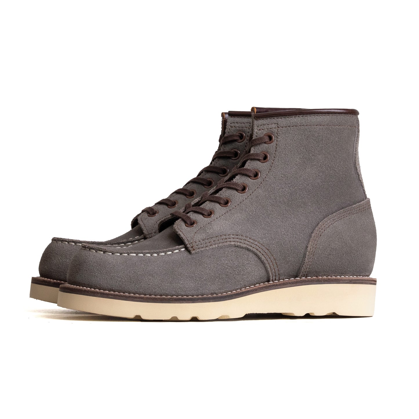 City MocToe Boot -luosjiet®boots - Grey Oiled Nubuck Reverse(German)