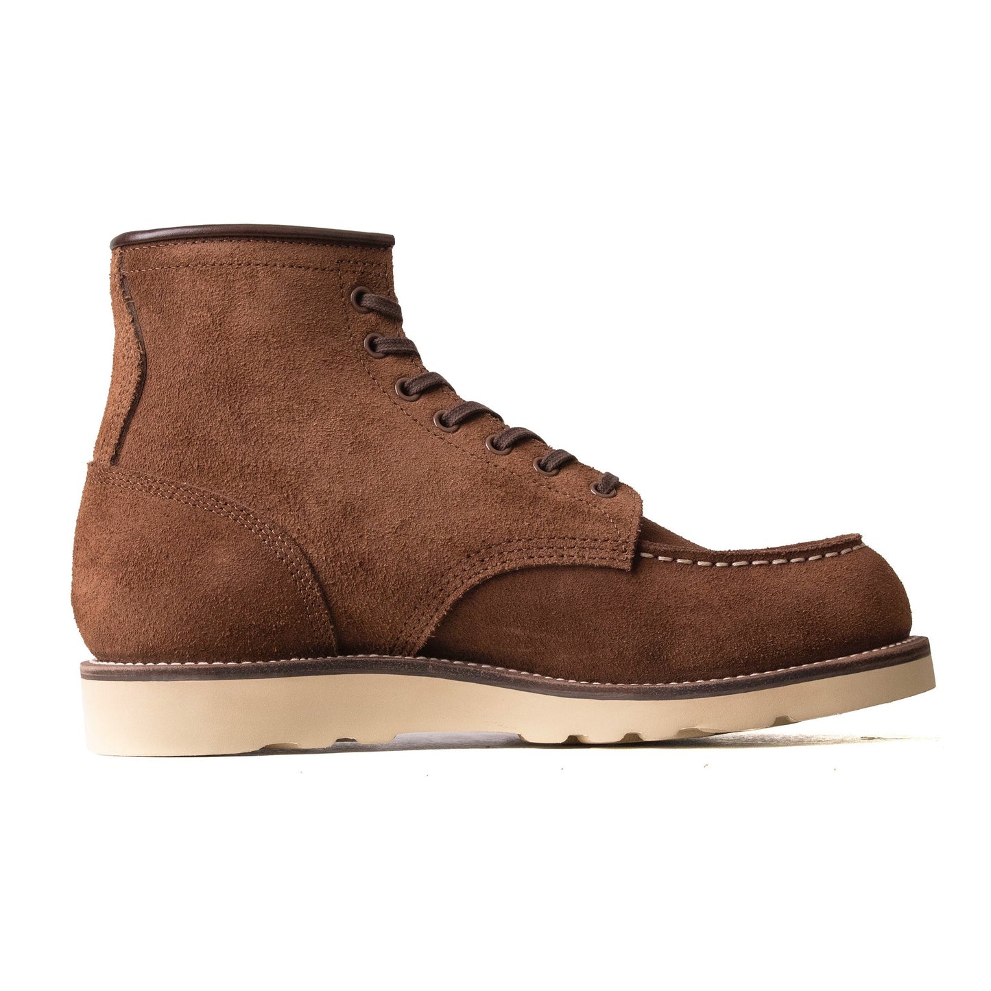 City MocToe Boot -luosjiet®boots - Brown Oiled Nubuck Reverse(German)