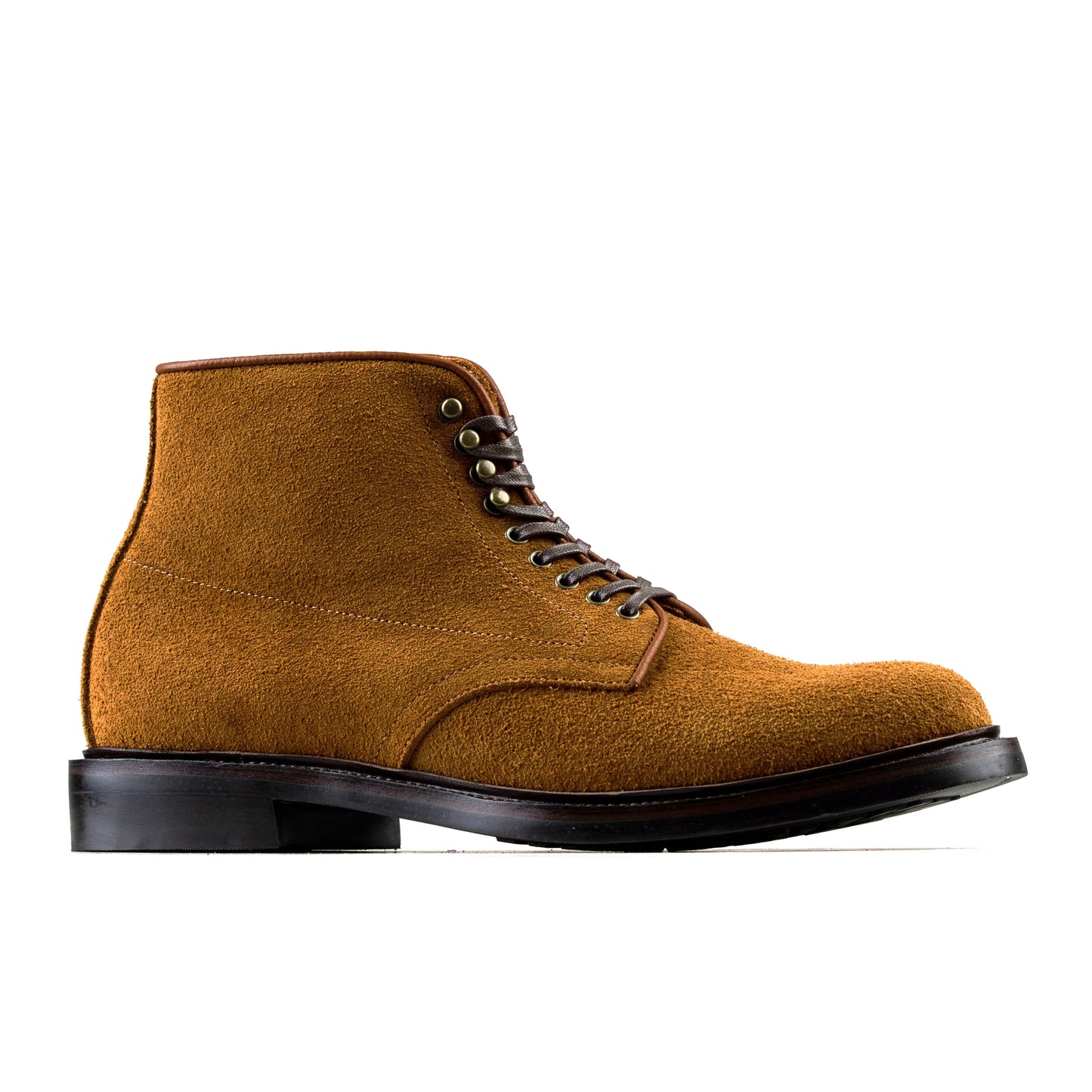 Plain Toe Boot - luosjiet®boots - Yellow Brown Oiled Cowhide Reverse