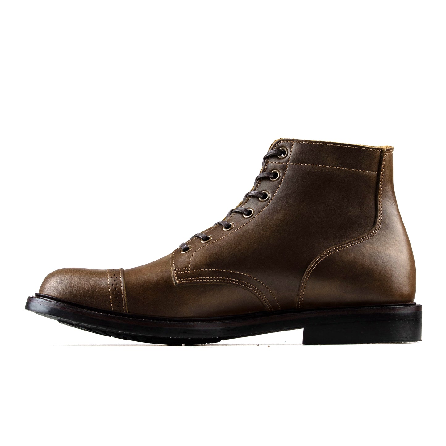 CapToe Service Boot - luosjiet®boots -  Olive Refresh Waxy