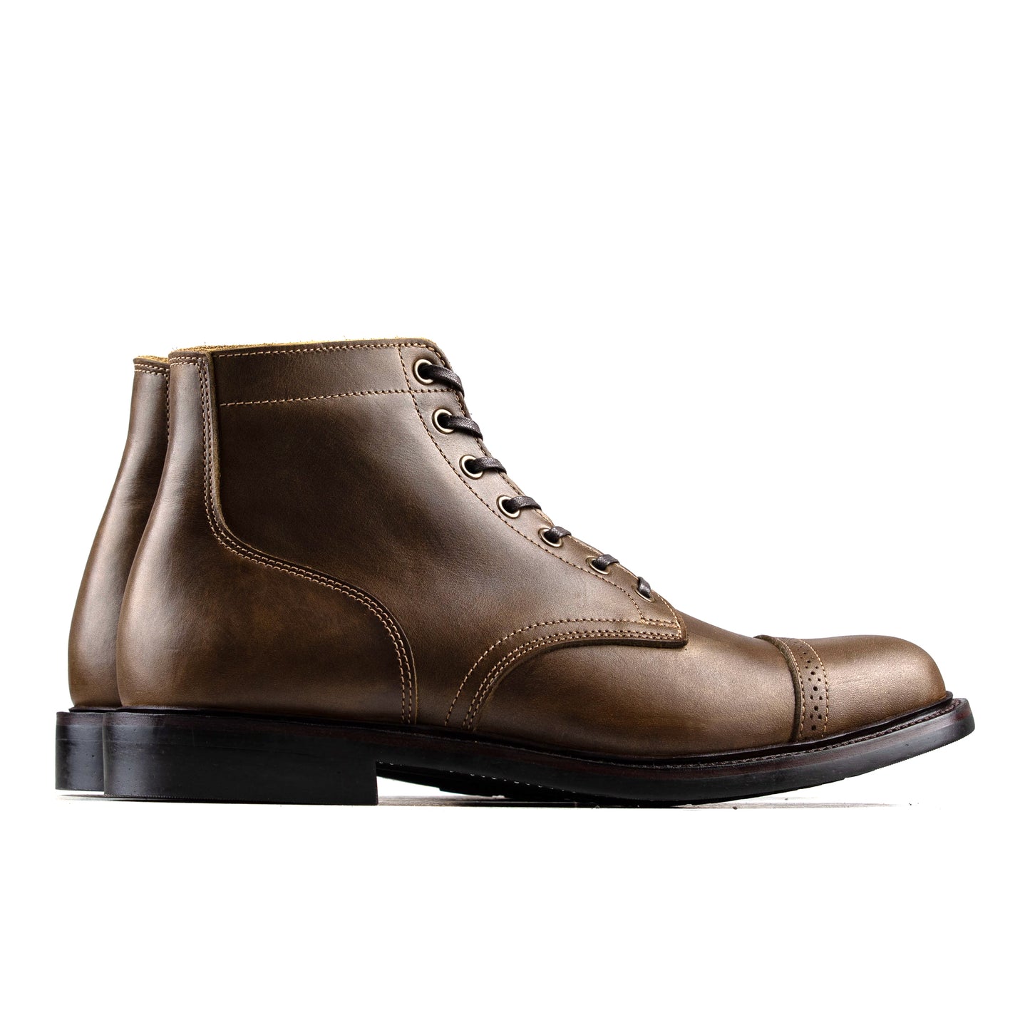 CapToe Service Boot - luosjiet®boots -  Olive Refresh Waxy