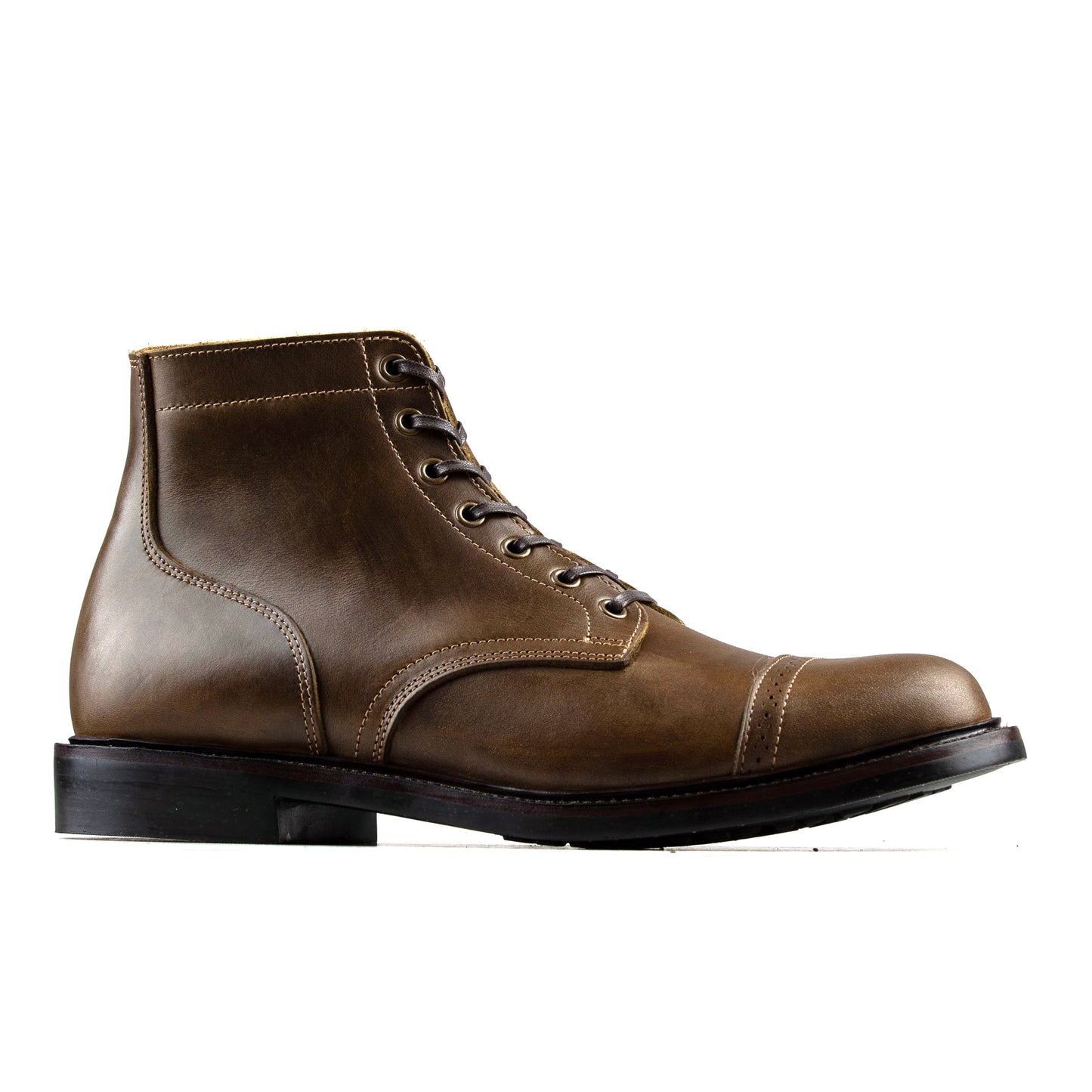 CapToe Service Boot - luosjiet®boots -  Olive Refresh Waxy