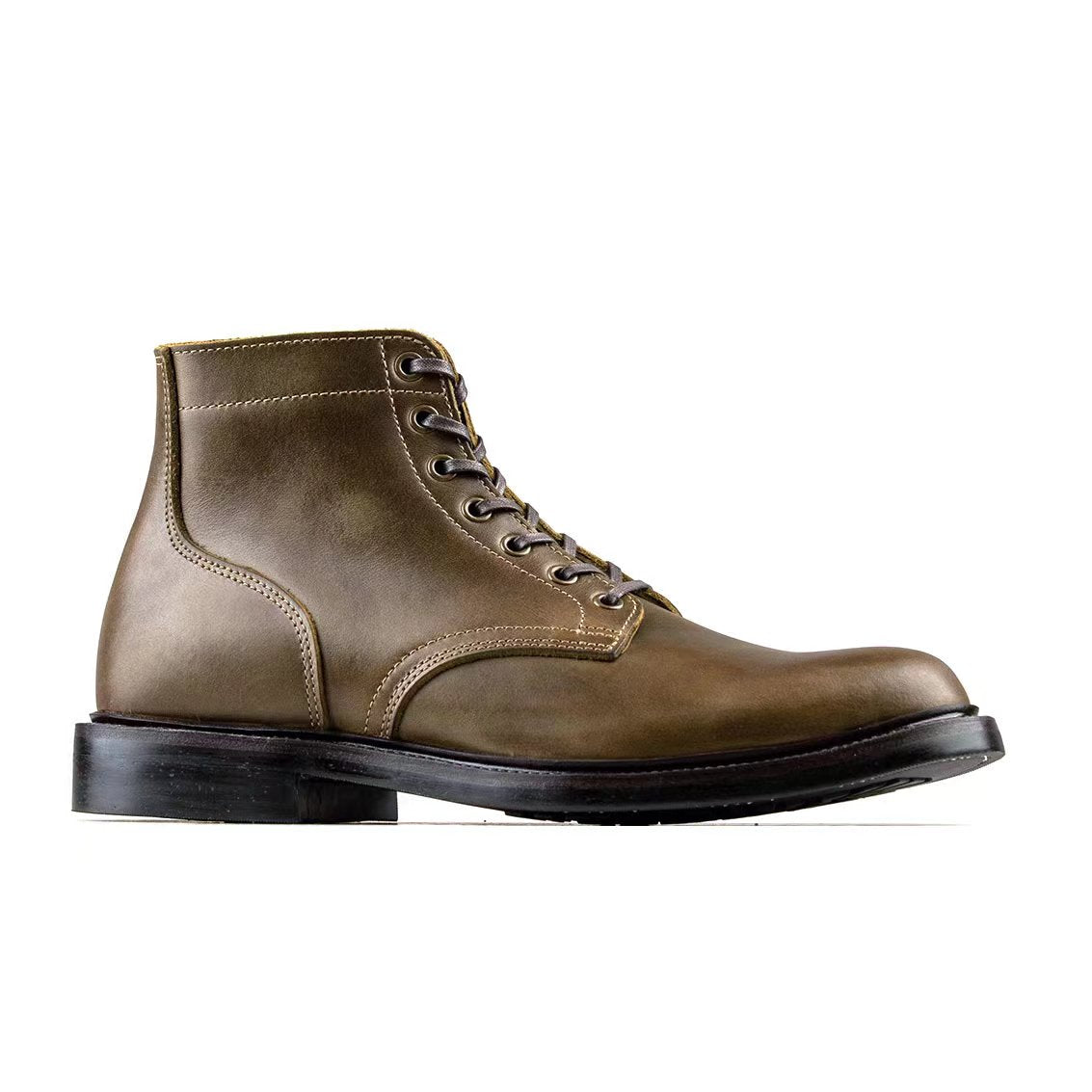 Plain Service Boot - luosjiet®boots - Olive Refresh Waxy – Luosjiet ...