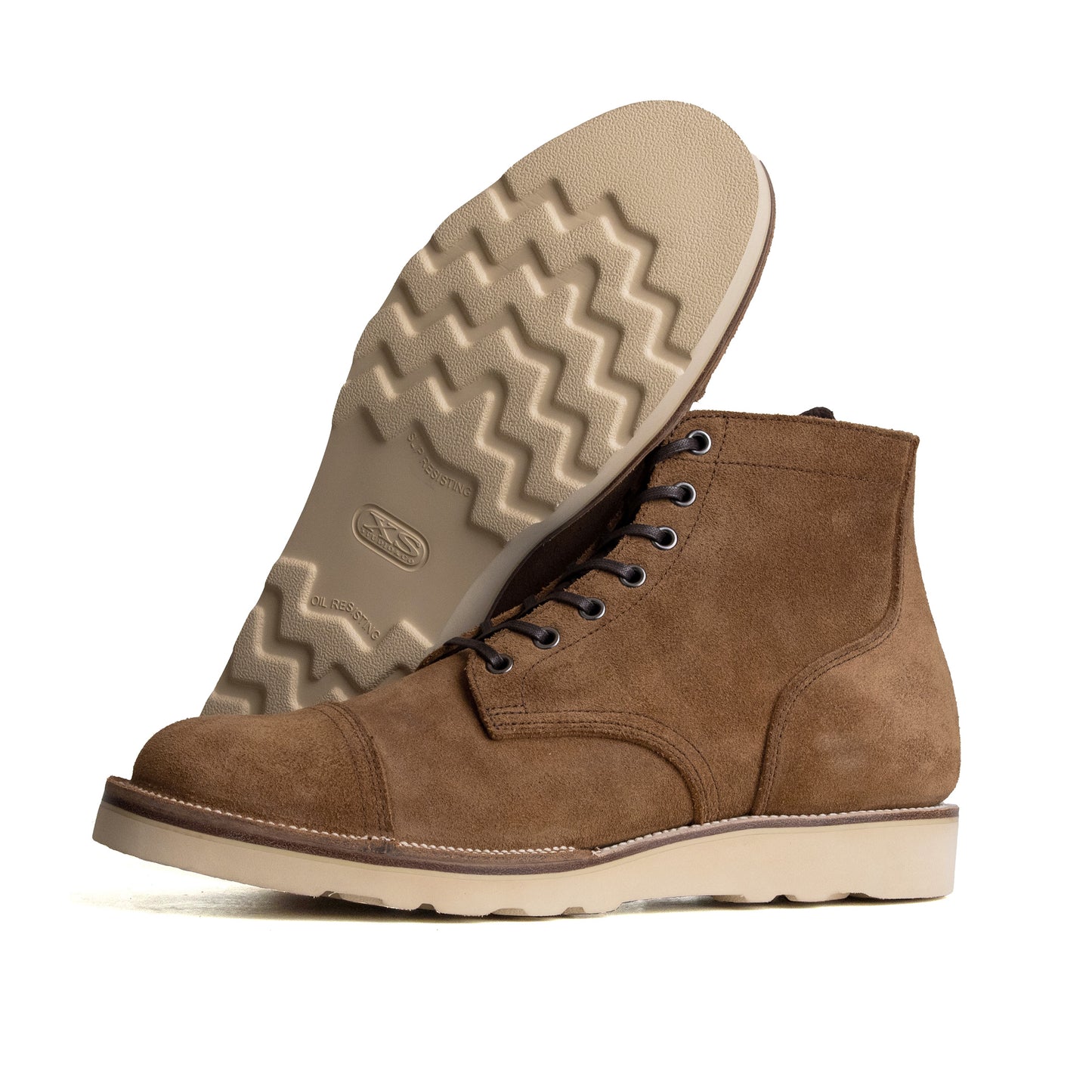 CapToe Service Boot - luosjiet®boots -  Tan Oiled Nubuck Reverse(German)