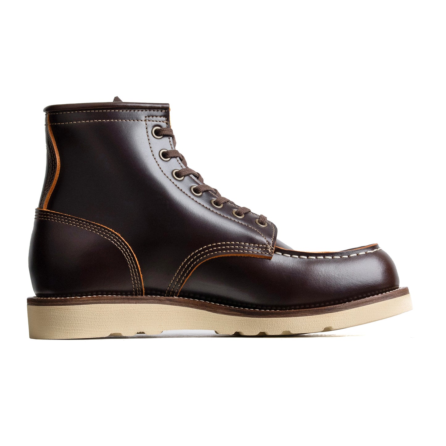 City MocToe Boot -luosjiet®boots - Brown TeaCore OTA Cowhide