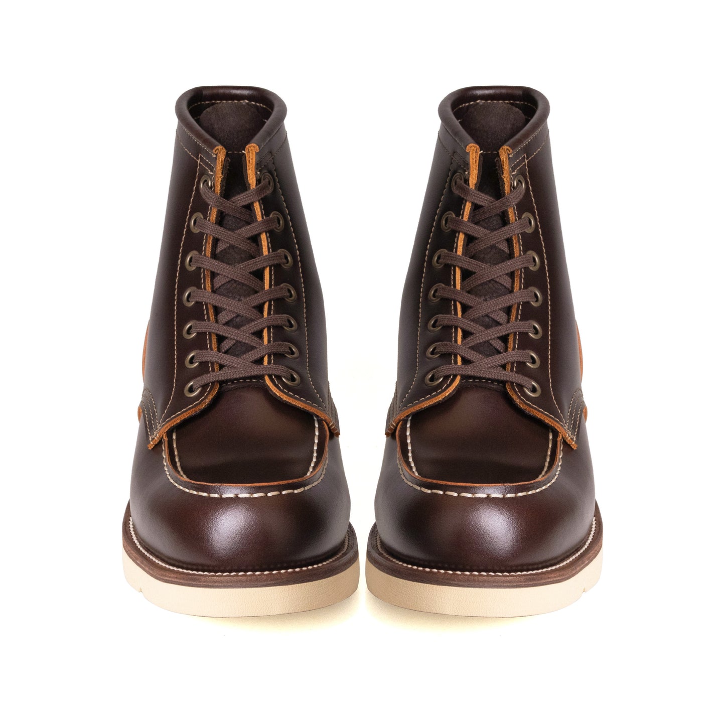 City MocToe Boot -luosjiet®boots - Brown TeaCore OTA Cowhide