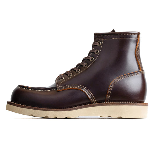 City MocToe Boot -luosjiet®boots - Brown TeaCore OTA Cowhide