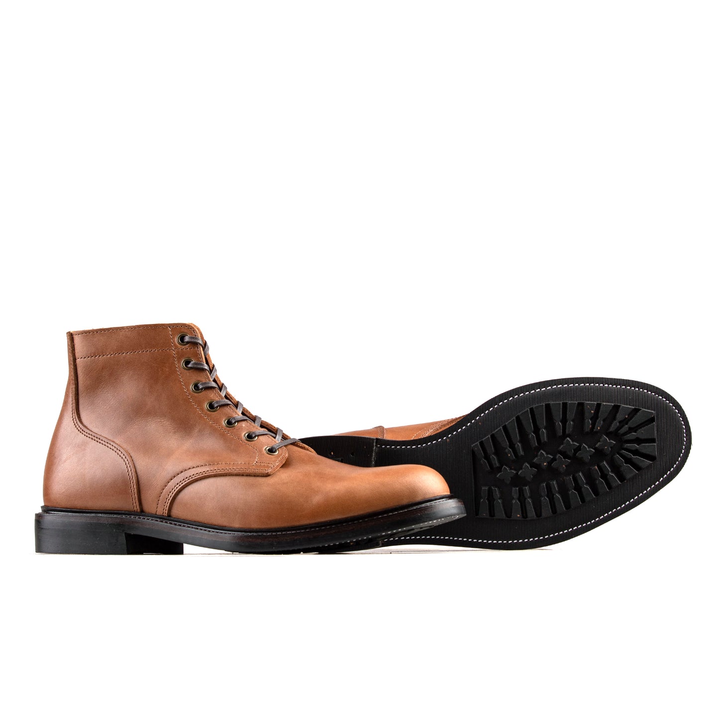 Plain Service Boot - luosjiet®boots -  Tan Refresh Waxy