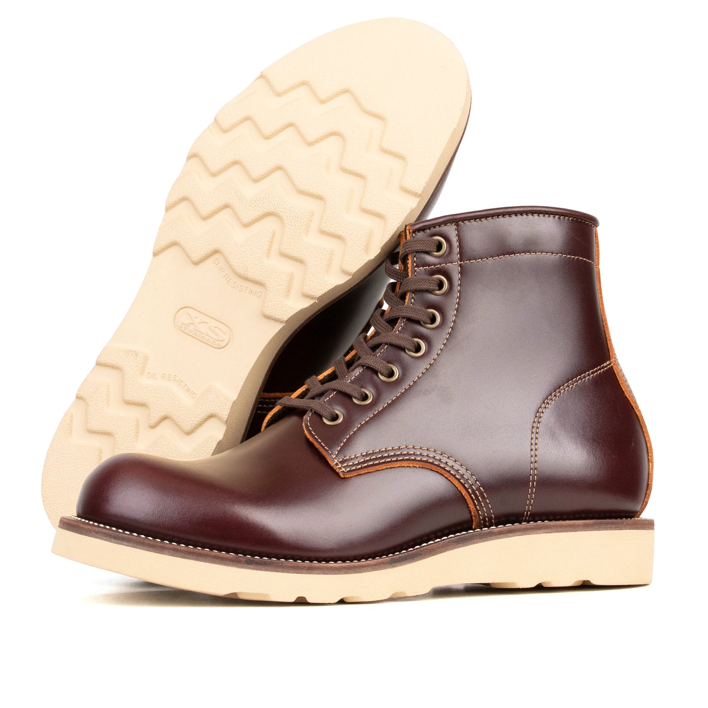 City Railway Boot -luosjiet®boots - Dark Wine TeaCore OTA Cowhide