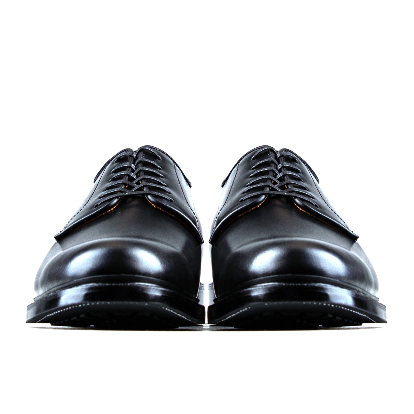 Plain Toe Shoe - luosjiet®shoes -  Black OTA Cowhide