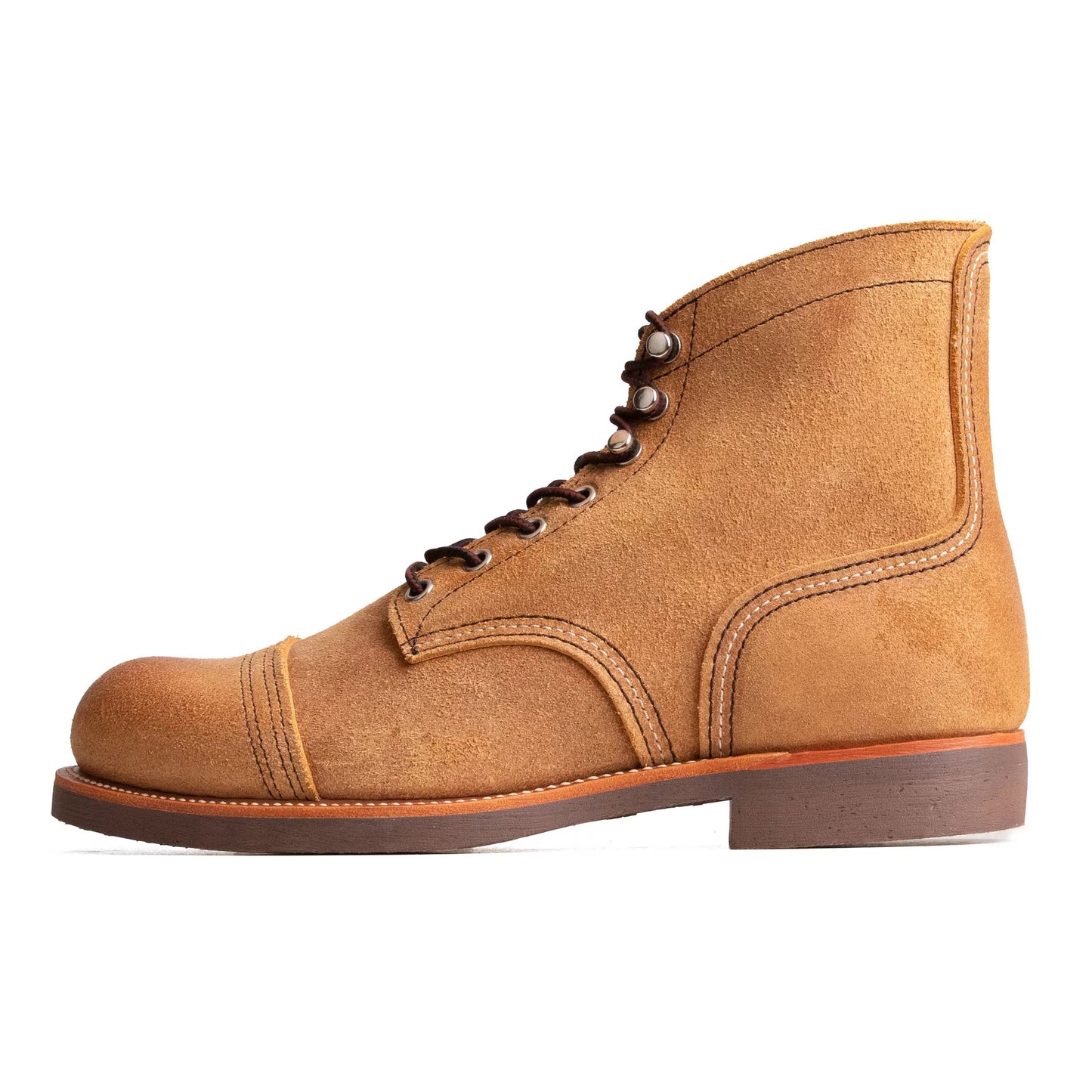 Classic Paratroop Boots - luosjiet®boots -  Yellow Brown Grain Cowhide Reverse