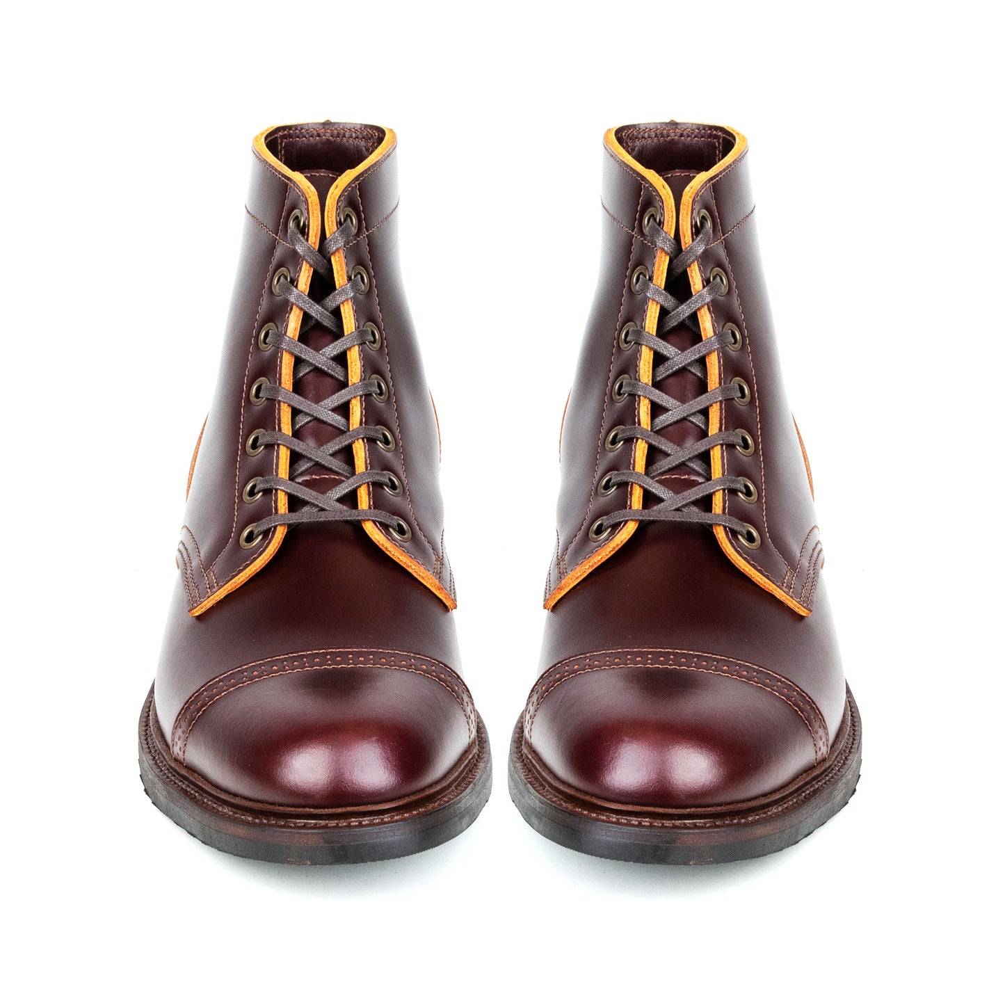 Captoe Service Boot - luosjiet®boots -  Wine TeaCore OTA Cowhide