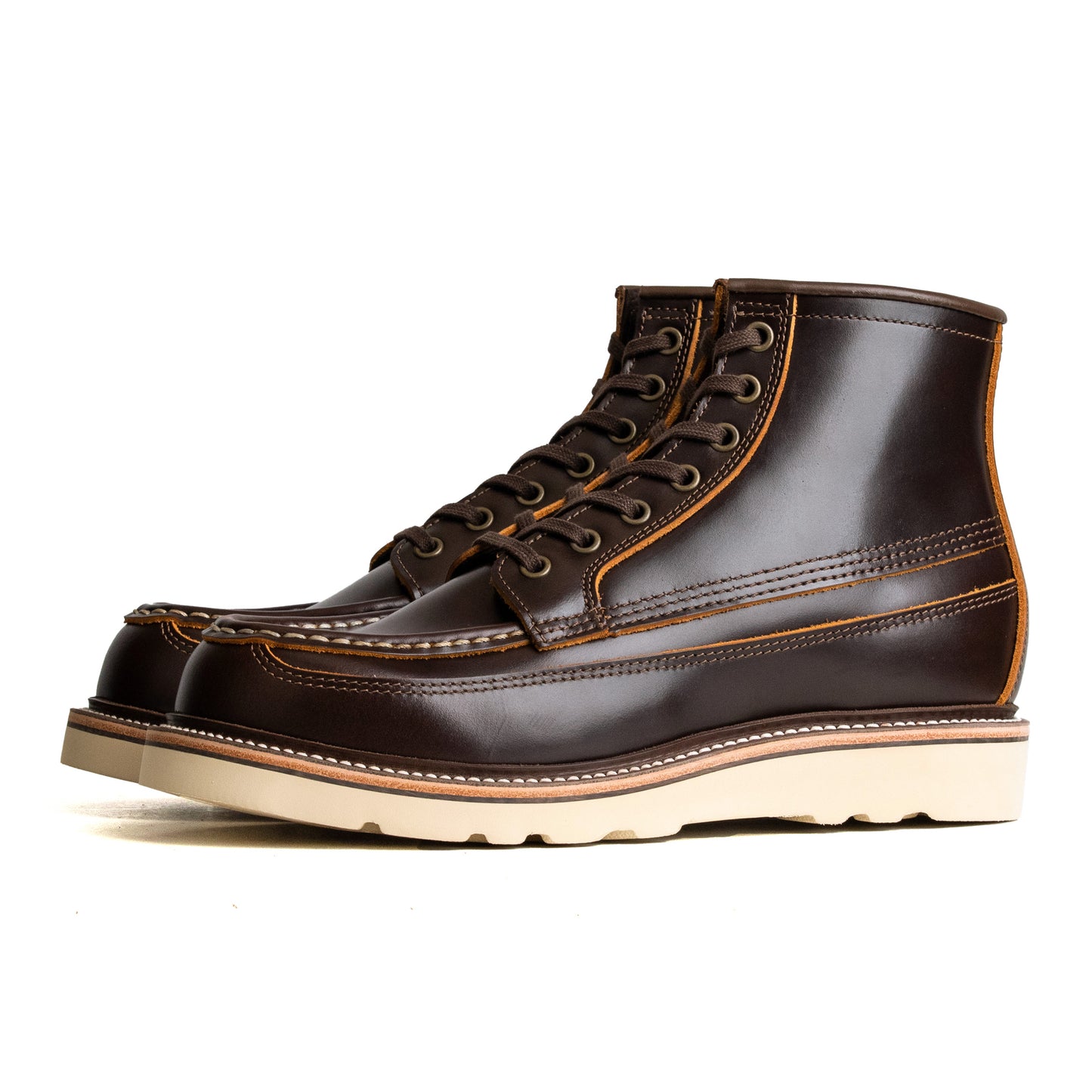 Rural MocToe Boot -luosjiet®boots - Brown TeaCore OTA Cowhide