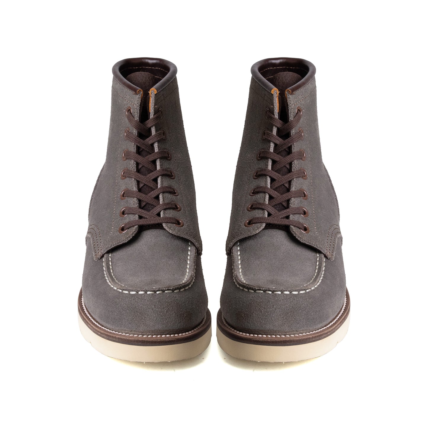 City MocToe Boot -luosjiet®boots - Grey Oiled Nubuck Reverse(German)