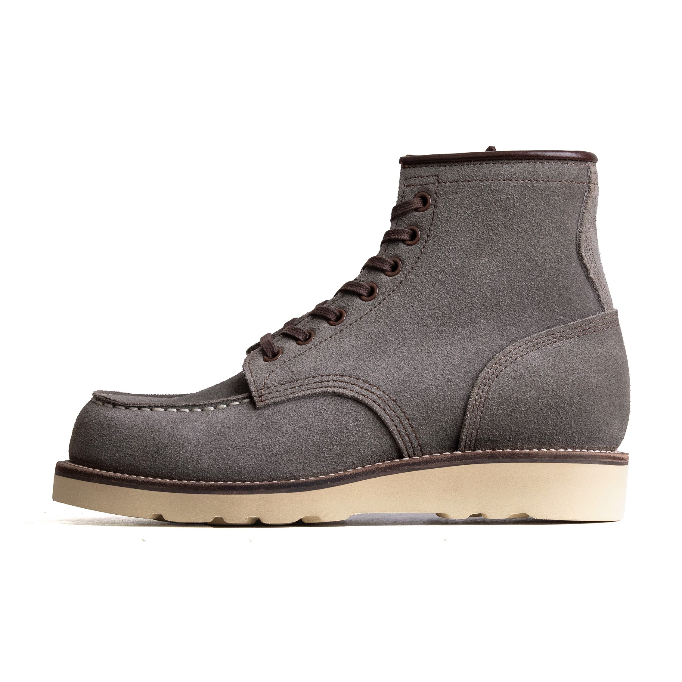 City MocToe Boot luosjiet boots Grey Oiled Nubuck Reverse German Luosjiet Membership Store